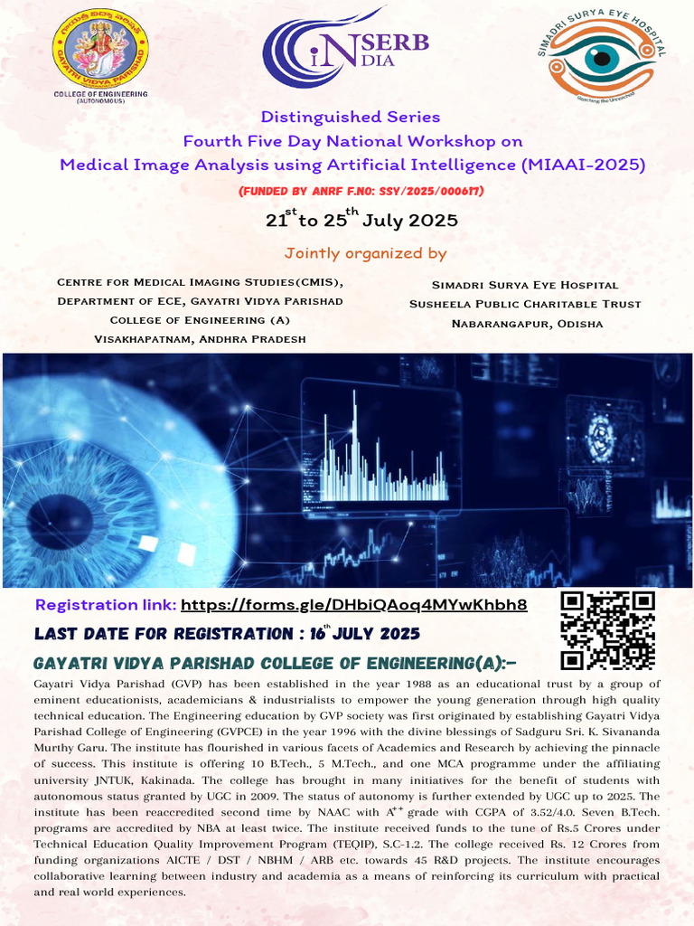 MIAAI-2025 Workshop on Medical Imaging | PDF | Artificial Intelligence ...