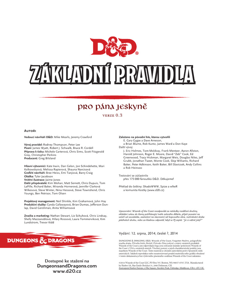 Dungeon Master Guide Czech | PDF