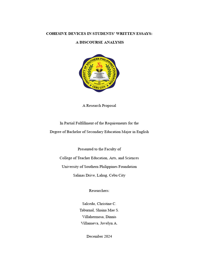 Research 1 Proposal Final | PDF | English As A Second Or Foreign ...
