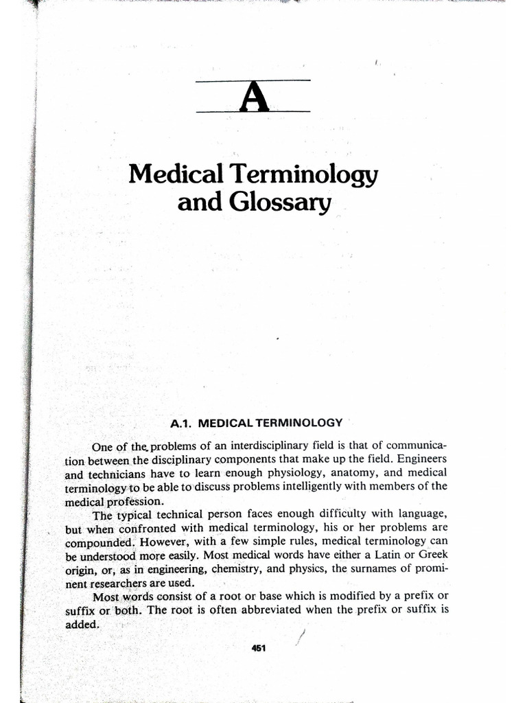 Medical Terminology Ns | PDF
