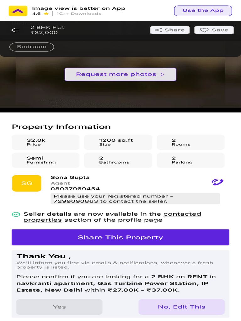 2 BHK Flat For Rent in IP Estate, New Delhi - 1200 SQFT Property ID ...