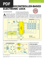 Pic Based Electronic Lock