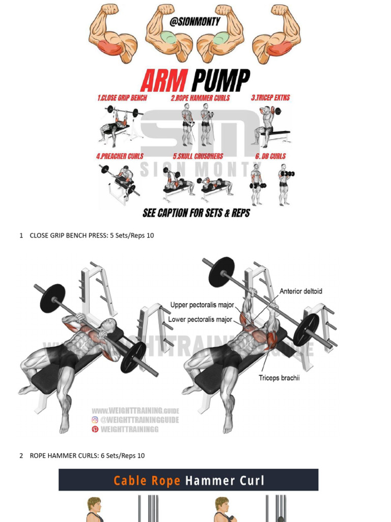 Strength Training Workout Routine | PDF