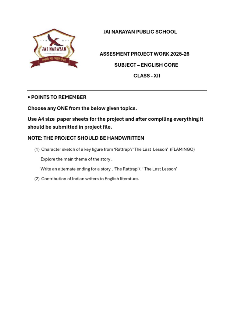 English Project | PDF