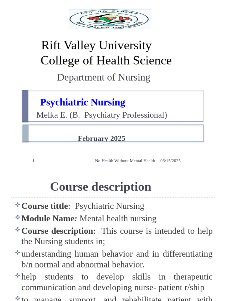 Introduction To Mental Health Nursing - 2014 | PDF | Psychiatry ...