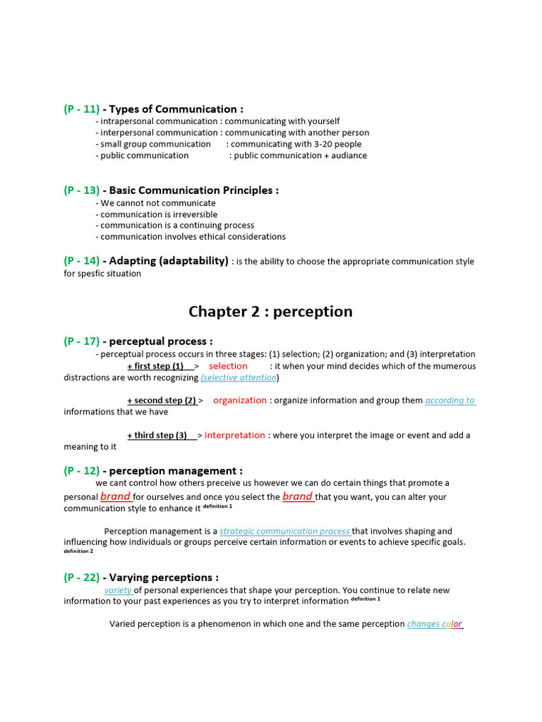 Communication Styles and Perception | PDF