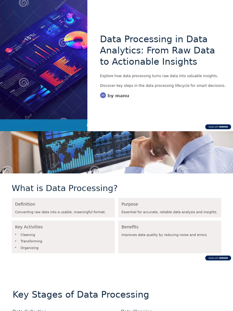Data Processing in Data Analytics From Raw Data To Actionable Insights ...