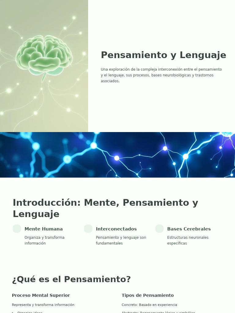 Pensamiento y Lenguaje | PDF | Pensamiento | Mente