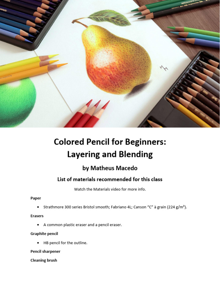 Colored Pencil Techniques for Beginners | PDF