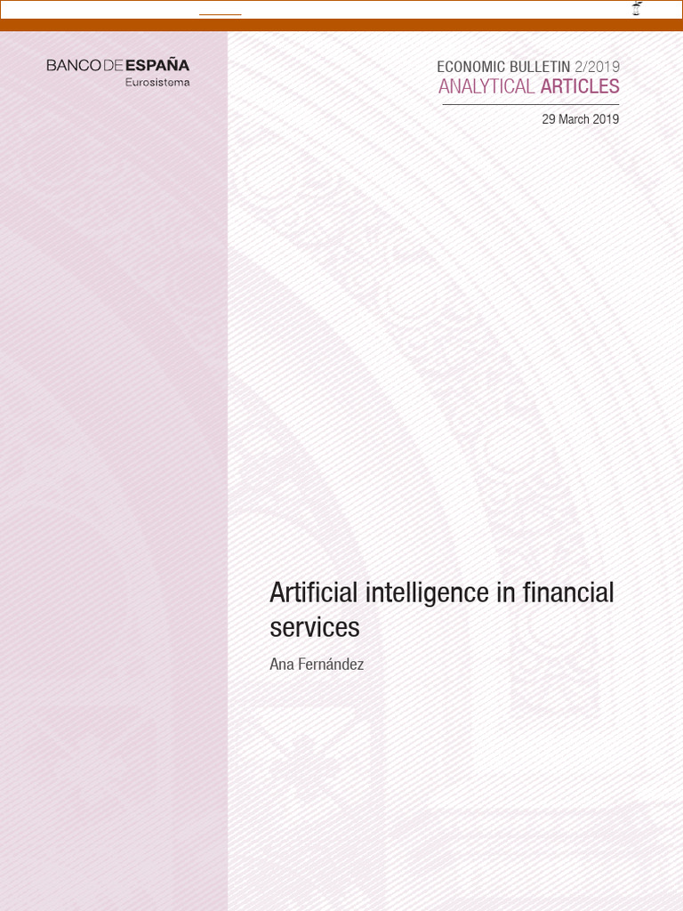 AI Applications in Financial Services | PDF | Artificial Intelligence ...