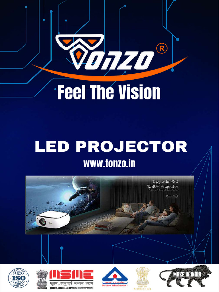 Tonzo Led Projecter Updated | PDF | Hdmi | Display Resolution