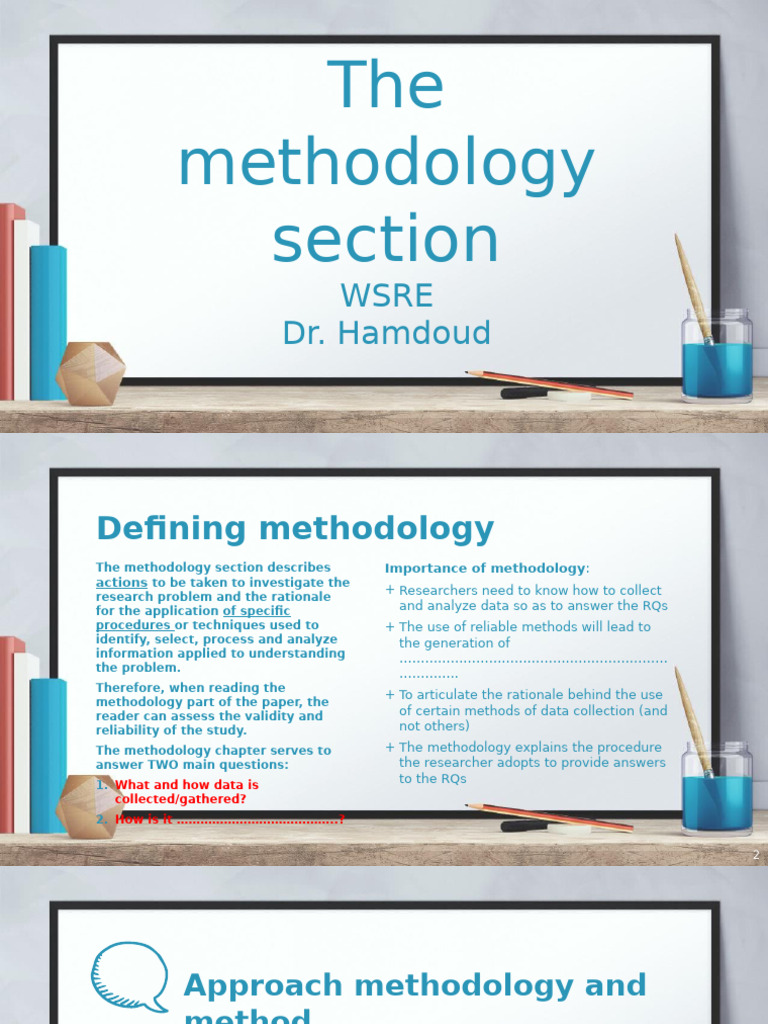 Methodology Section | PDF | Methodology | Qualitative Research