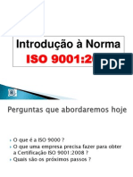 Introdução À Norma ISO 90012008