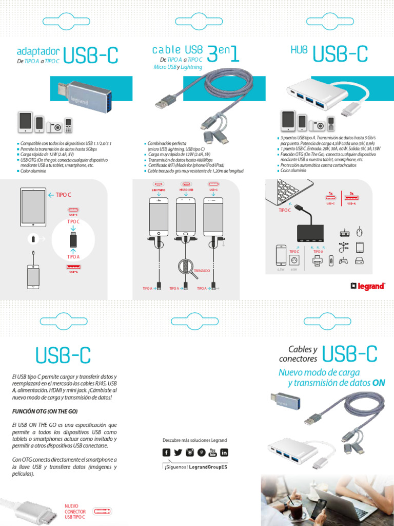 Diagrama de Conexiones USB Tipo C | PDF | USB | Informática