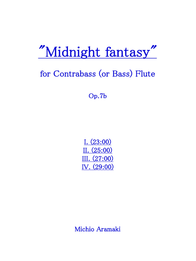 IMSLP523533 PMLP847565 Flsol01 Hyoshi (Etc) | PDF | Woodwind Instruments