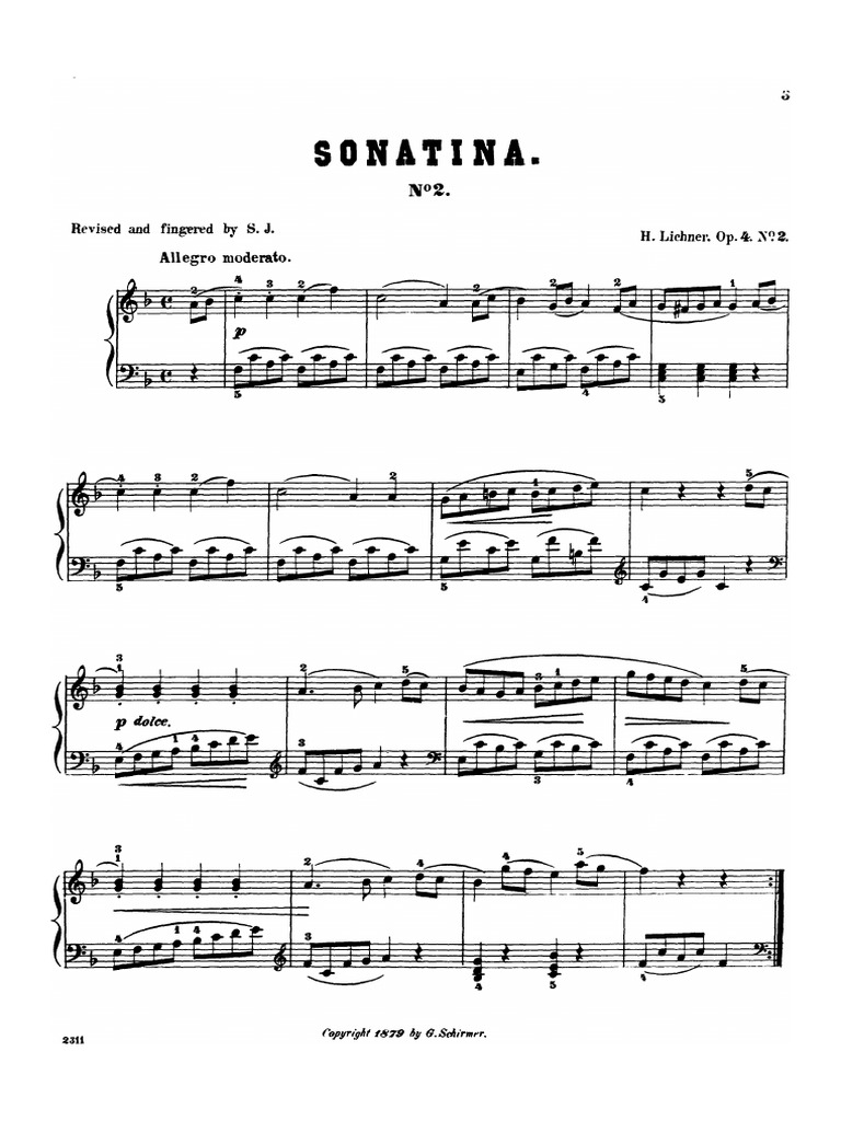 Sonatina F Lichner Pdf