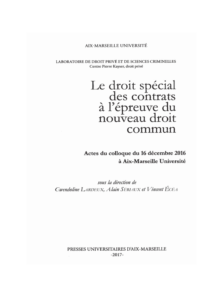 Ph. Stoffel-Munck, Nouveau Droit de La Reprã©sentation Et Contrat de ...