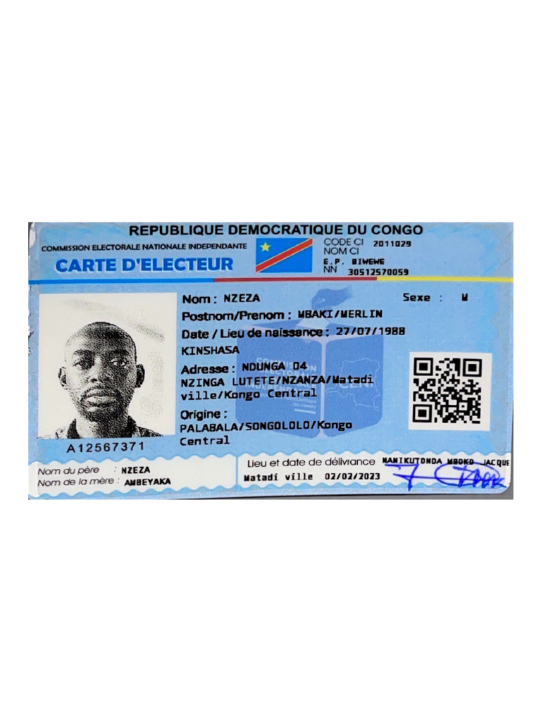 Carte D'electeur | PDF