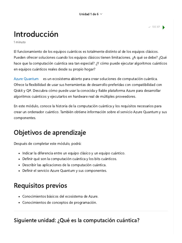 Introducción - Training - Microsoft Learn | PDF