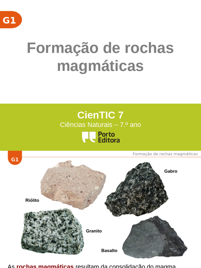 3A - Rochas Magmaticas | PDF | Magma | Rocha ígnea