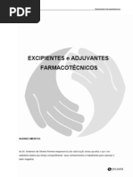 excipientes e adjuvantes farmacotécnicos