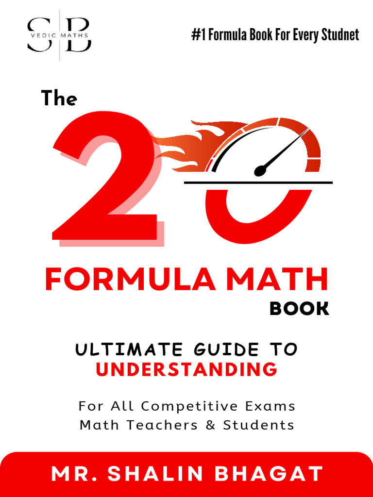 Math Formulas for Competitive Exams | PDF | Numbers | Discounting