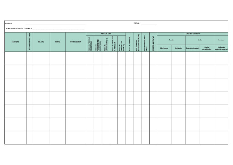 Formato Iperc T1 | PDF