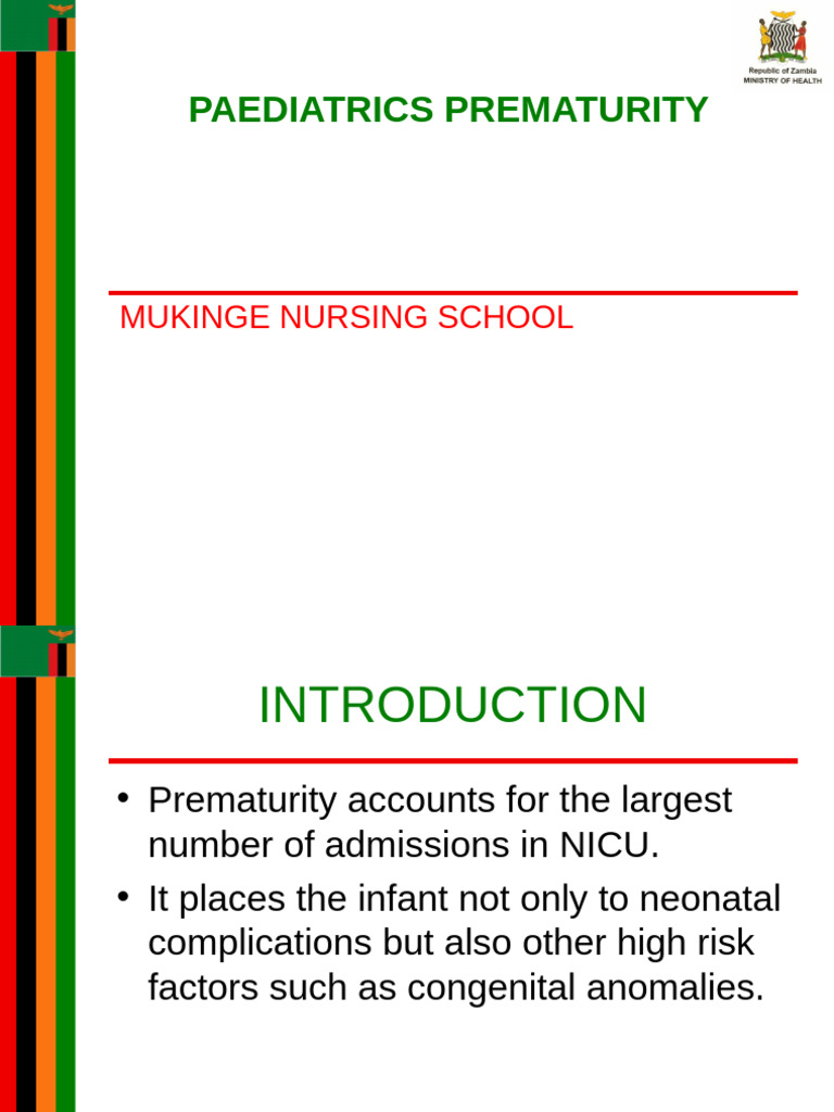 Understanding Prematurity in Infants | PDF | Preterm Birth | Neonatal ...