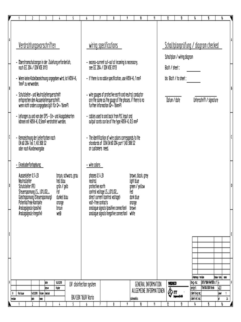 UV3 16N AW10 0 Schematics Rev 0 | PDF