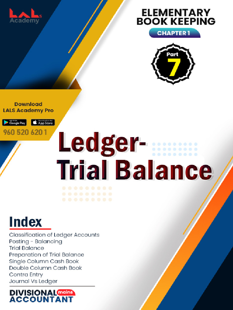 Elementary Book Keeping - Chapter 1 - PART-7 | PDF | Debits And Credits ...