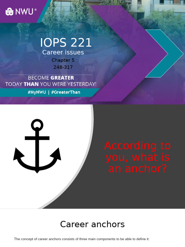 Understanding Career Anchors and Development | PDF | Motivation ...