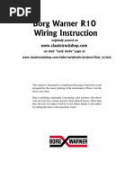 Borg Warner R10 Wiring Instruction: Originally Posted On