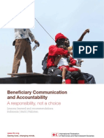 Beneficiary Communication and Accountability