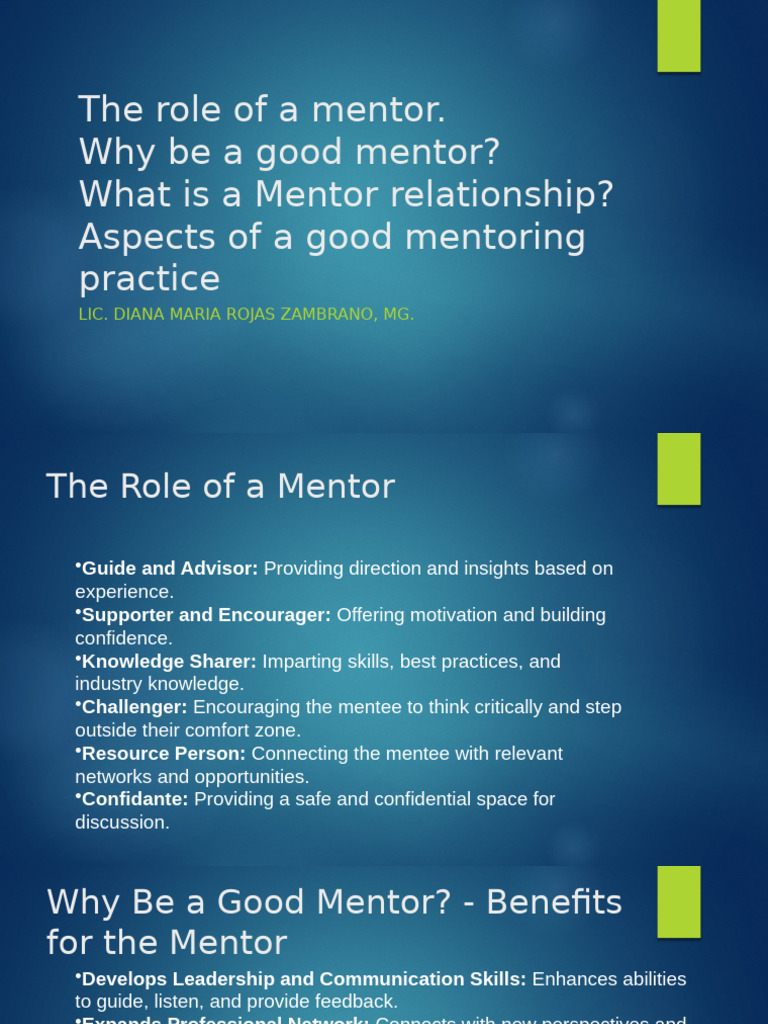 The Essential Guide to Mentoring Roles | PDF | Mentorship | Goal Setting