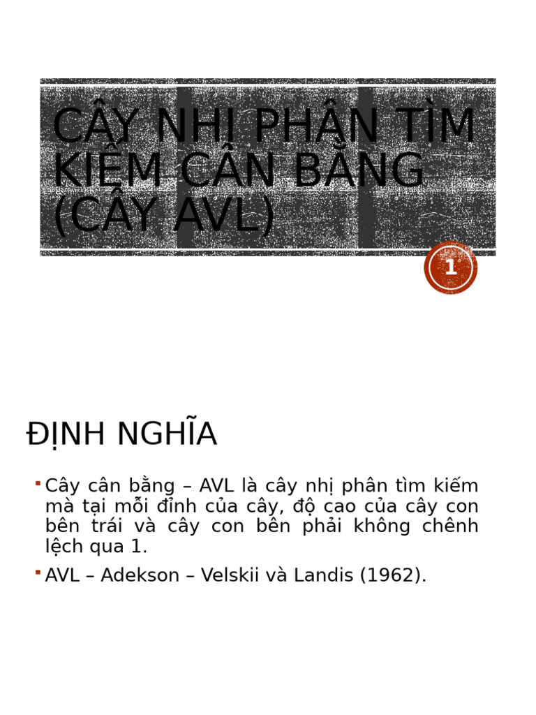 Cây Nhị Phân Tìm Kiếm Cân Bằng | PDF