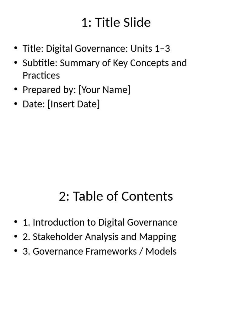 Digital Governance Overview and Practices | PDF | Governance | Policy