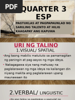 Mga Talento at Kakayahan | PDF