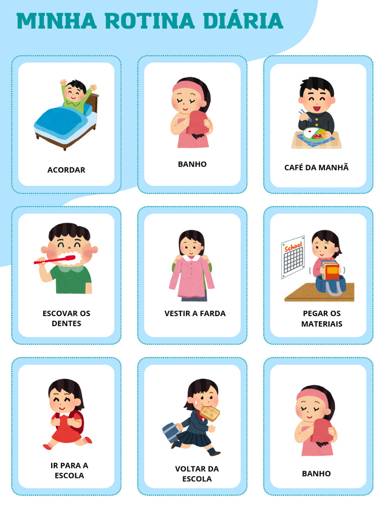 Rotina Diária: Atividades e Hábitos | PDF