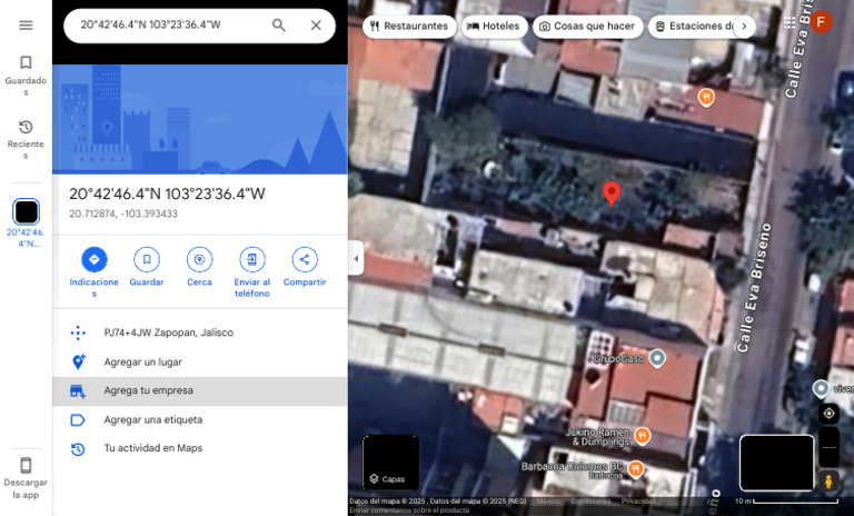 20°42'46.4N 103°23'36.4W - Google Maps | PDF