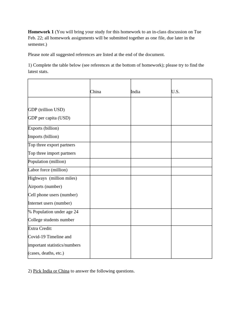 Homework 1 | PDF