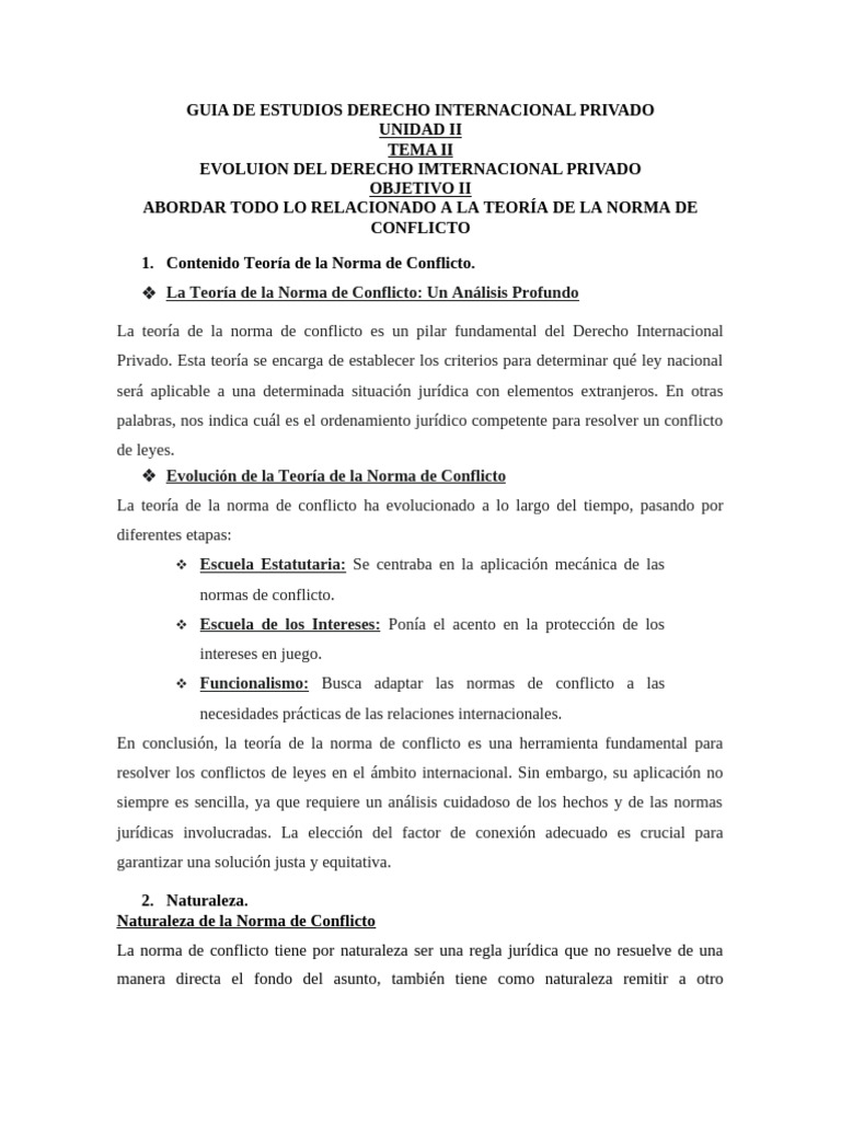 Unidad II Tema 2 Objetivo 2 | PDF | Ley internacional | Justicia