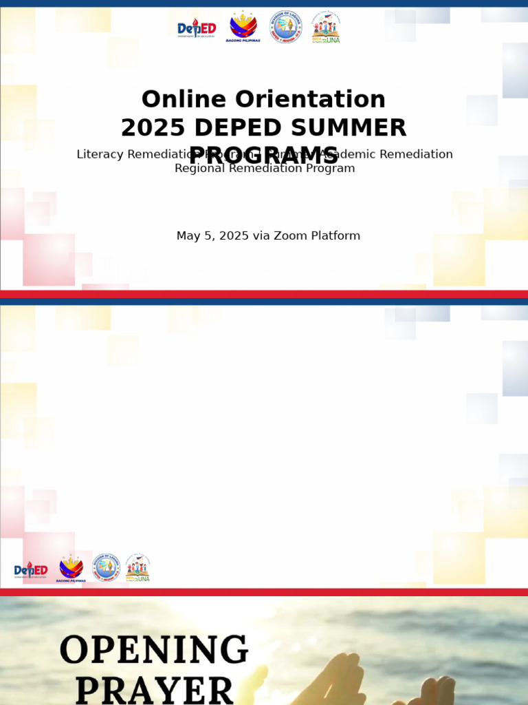 2025 DepEd Summer Remediation Programs | PDF | Literacy | Learning