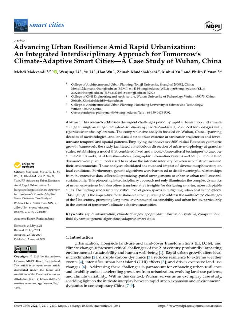 Smart Cities | PDF | Ecological Resilience | Geographic Information System