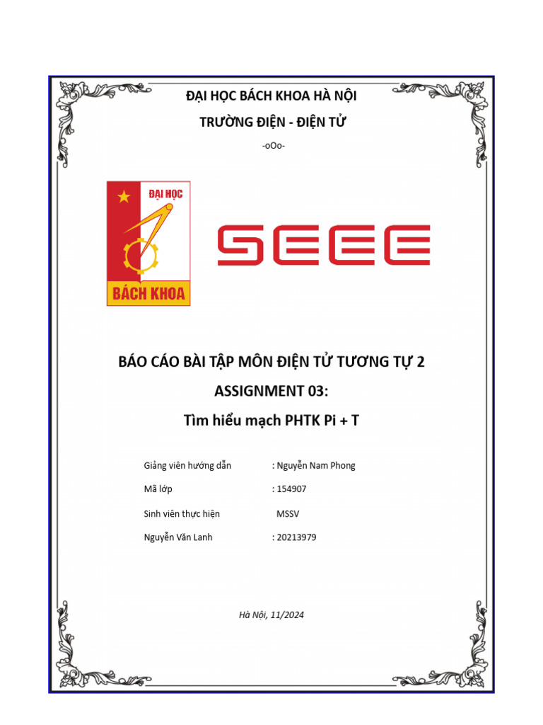 Nguyen Van Lanh Assignment 3 | PDF