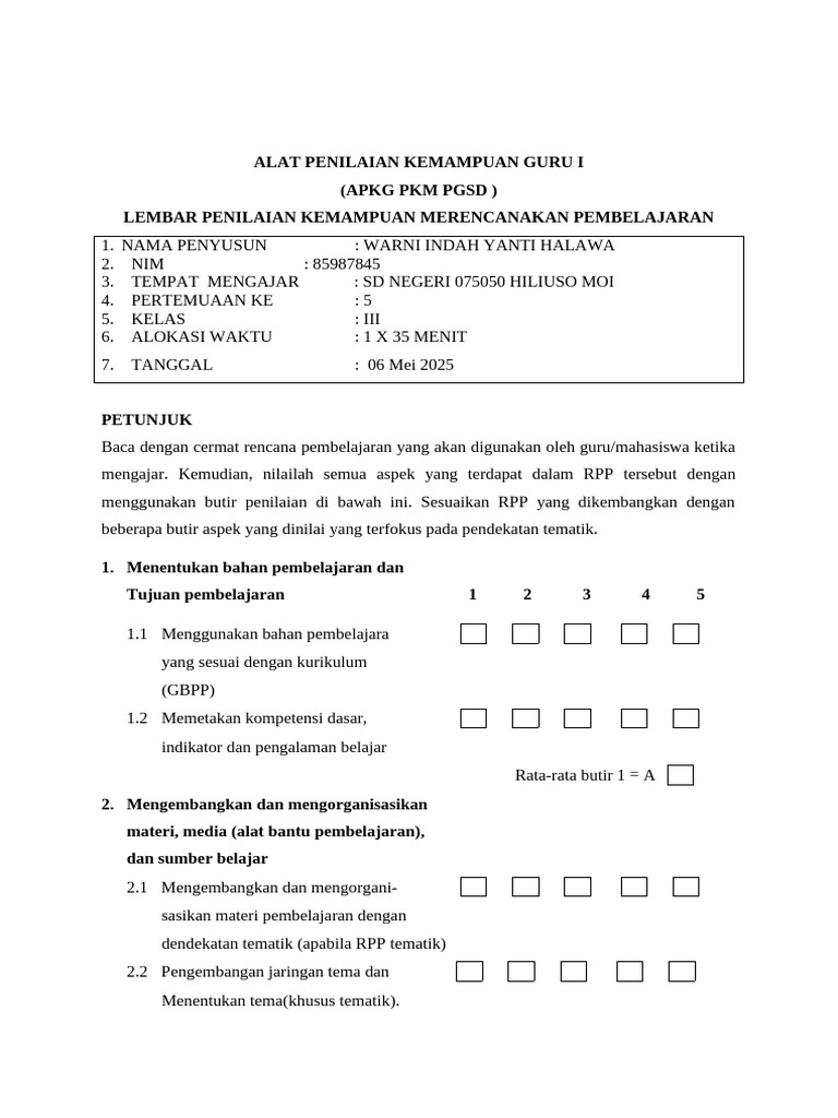 Apkg 1 Dan 2 | PDF