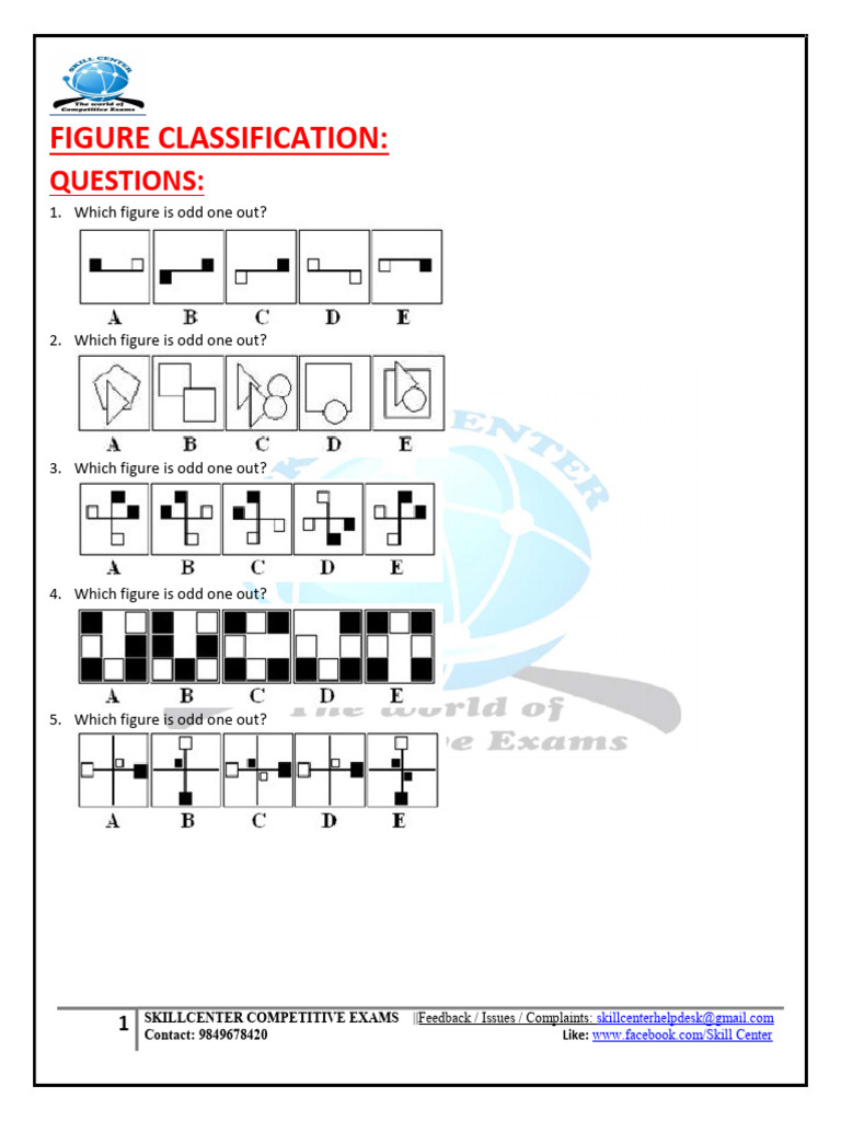 Figure Classification-15Q - 32003548 | PDF
