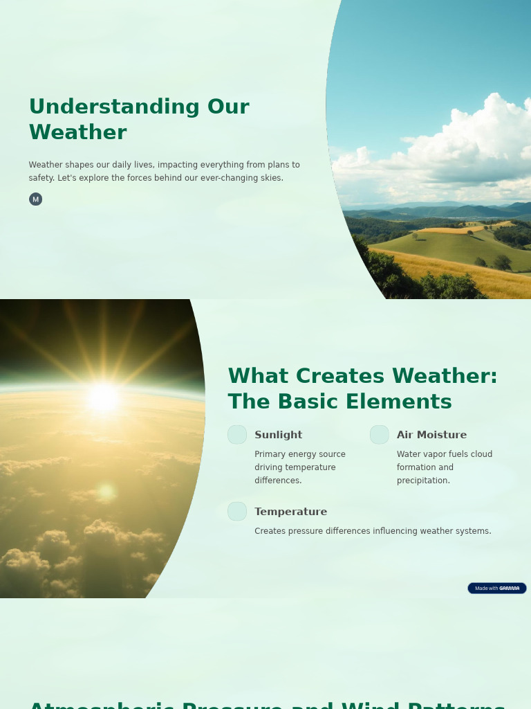 All About The Weather | PDF
