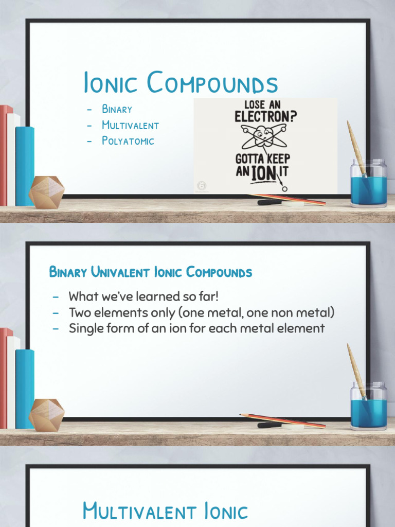 Understanding Multivalent Ionic Compounds | PDF