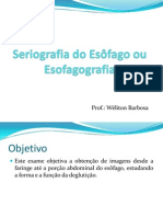 Esofagografia (Técnico em Radiologia)