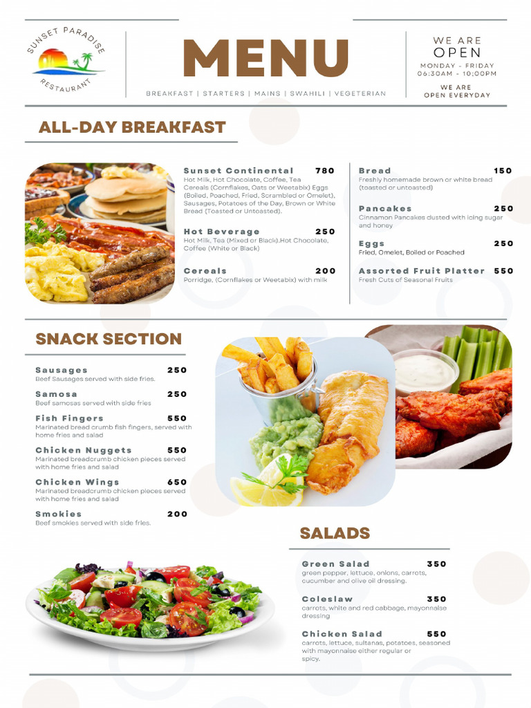 Foodmenu Scaled | PDF